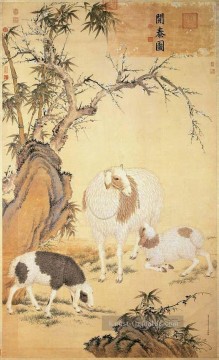  Chinesische Galerie - Lang leuchtende Schaf Chinesische Malerei